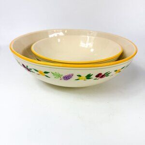 Franciscan Small Fruit Earthenware Salad Serving Bowls Set Of 2